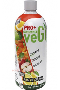 PRO+ Vegetables Nesýtený nízkoenergetický nápoj s vitamínom A, C, E, D3, zinku a sladidlami - mrkva, jablko, citrón (750ml) Obrázok pre PRO+ Vegetables Nesýtený nízkoenergetický nápoj s vitamínom A, C, E, D3, zinku a sladidlami - mrkva, jablko, citrón (750ml)