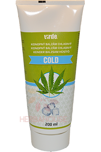Virde Konopný balzam chladivý (200ml) Obrázok pre Virde Konopný balzam chladivý (200ml)