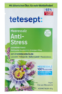 Tetesept Soľ do kúpeľa Anti-Stress (80g) Obrázok pre Tetesept Soľ do kúpeľa Anti-Stress (80g)
