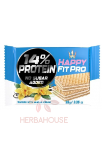 Flis Happy Fit Pro oblátky s vanilkovou náplňou bez cukru (95g) Obrázok pre Flis Happy Fit Pro oblátky s vanilkovou náplňou bez cukru (95g)