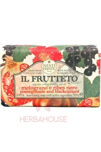 Obrázok pre Nesti Dante Il Frutteto mydlo granátové jablko a čierne ríbezle (250g)