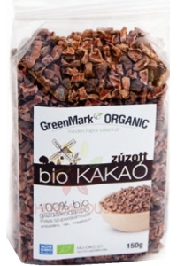 Obrázok pre GreenMark Organic Bio Kakaové bôby pražené drvené (150g)