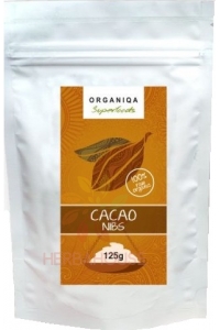 Obrázok pre Organiqa Bio 100% Kakaové bôby nepražené drvené (125g)