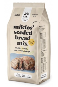 Obrázok pre Naturbit It´s us Miklos Bezlepková múčna zmes na prípravu viaczrnného chleba (500g) 