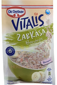 Dr.Oetker Vitalis Ovsená kaša banán (55g) Obrázok pre Dr.Oetker Vitalis Ovsená kaša banán (55g)