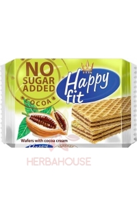 Obrázok pre Flis Happy fit oblátky s kakaovou náplňou bez cukru (95g)