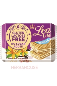 Obrázok pre Flis Lea Life Bezlepkové oblátky s vanilkovou náplňou bez cukru (95g)