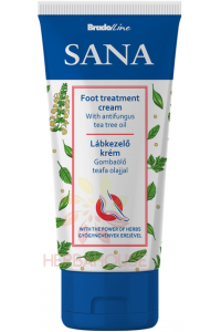 BradoLine Sana Krém na nohy s Tea Tree olejom proti plesniam (100ml) Obrázok pre BradoLine Sana Krém na nohy s Tea Tree olejom proti plesniam (100ml)