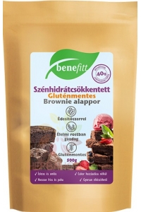 Obrázok pre Benefitt Bezlepková Múčna zmes na prípravu brownie so zníženým obsahom sacharidov (500g)