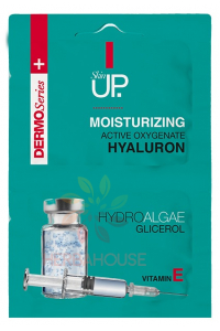 Obrázok pre Skin Up Hydratačná a kyslíková maska ​​na pleť s kyselinou hyalurónovou a zelenými riasami (10ml)