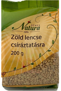 Obrázok pre Dénes Natura Zelená šošovica na nakličovanie (200g)