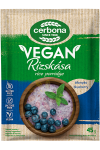 Obrázok pre Cerbona Vegan Bezlepková Ryžová kaša čučoriedky (45g)
