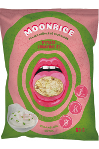 Obrázok pre Moonrice Bezlepkový ryžový chips so smotanovo cibuľovou príchuťou (60g)