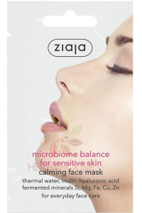 Obrázok pre Ziaja Microbiome Ukľudňujúca tvárová maska pre citlivú pleť (7ml)