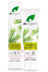 Dr.Organic Zubná pasta s bio Tea Tree olejom (100ml) Obrázok pre Dr.Organic Zubná pasta s bio Tea Tree olejom (100ml)