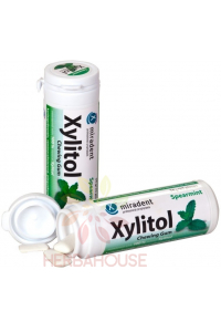 Miradent Xylitol žuvačka spearmint (30ks) Obrázok pre Miradent Xylitol žuvačka spearmint (30ks)