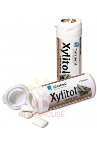 Miradent Xylitol žuvačka škorica (30ks) Obrázok pre Miradent Xylitol žuvačka škorica (30ks)