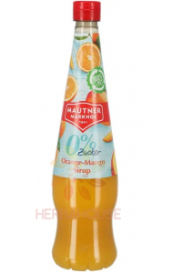 Mautner Markhof Sirup s príchuťou pomaranč a mango so sladidlami (700ml) Obrázok pre Mautner Markhof Sirup s príchuťou pomaranč a mango so sladidlami (700ml)