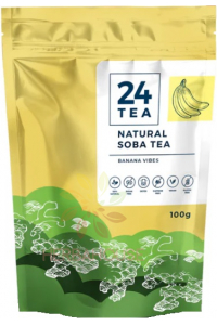 24Tea Natural Soba Tatárska pohánka (Fagopyrum esculentum) – pohánkový čaj s banánovou príchuťou (100g) Obrázok pre 24Tea Natural Soba Tatárska pohánka (Fagopyrum esculentum) – pohánkový čaj s banánovou príchuťou (100g)