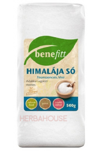 Benefitt Himalájska soľ biela jemná (500g) Obrázok pre Benefitt Himalájska soľ biela jemná (500g)
