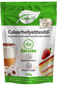 Benefitt Náhrada cukru so 4 násobným sladiacim účinkom (500g) Obrázok pre Benefitt Náhrada cukru so 4 násobným sladiacim účinkom (500g)