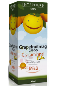 Interherb Kids Výťažok z grapefruitových jadierok s vitamínom C pre deti (20ml) Obrázok pre Interherb Kids Výťažok z grapefruitových jadierok s vitamínom C pre deti (20ml)
