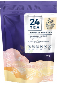 24Tea Natural Soba Tatárska pohánka (Fagopyrum esculentum) – pohánkový čaj s príchuťou čučoriedkového koláča (100g) Obrázok pre 24Tea Natural Soba Tatárska pohánka (Fagopyrum esculentum) – pohánkový čaj s príchuťou čučoriedkového koláča (100g)
