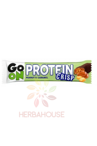 Sante Go On Protein Crisp Bielkovinová tyčinka máčaná v mliečnej čokoláde - arašidy a karamel (50g) Obrázok pre Sante Go On Protein Crisp Bielkovinová tyčinka máčaná v mliečnej čokoláde - arašidy a karamel (50g)