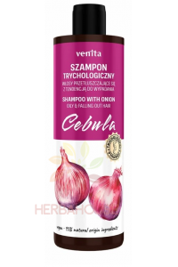 Venita Cibuľový trichologický šampón pre mastné vlasy náchylné na vypadávanie (300ml) Obrázok pre Venita Cibuľový trichologický šampón pre mastné vlasy náchylné na vypadávanie (300ml)