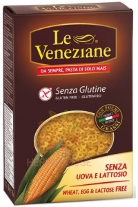 Le Veneziane Anellini (krúžky) kukuričné cestoviny (250g) Obrázok pre Le Veneziane Anellini (krúžky) kukuričné cestoviny (250g)