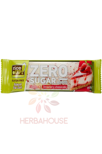 Rice Up Zero Bezlepková ovsená tyčinka s príchuťou jahodového cheesecaku bez pridaného cukru (70g) Obrázok pre Rice Up Zero Bezlepková ovsená tyčinka s príchuťou jahodového cheesecaku bez pridaného cukru (70g)