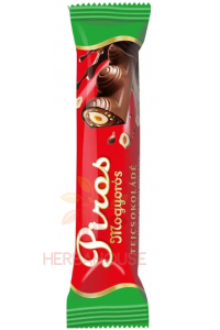 Piros Mogyorós Mliečna čokoláda s orieškovým krémom a celými orieškami (35g) Obrázok pre Piros Mogyorós Mliečna čokoláda s orieškovým krémom a celými orieškami (35g)