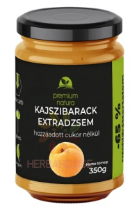 Premium Natura Marhuľový džem bez pridaného cukru (350g) Obrázok pre Premium Natura Marhuľový džem bez pridaného cukru (350g)