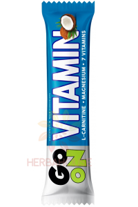 Sante Go On Vitamin tyčinka máčaná v mliečnej čokoláde - kokos (45g) Obrázok pre Sante Go On Vitamin tyčinka máčaná v mliečnej čokoláde - kokos (45g)