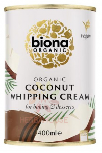 Biona Bio Kokosová šľahačka (400ml) Obrázok pre Biona Bio Kokosová šľahačka (400ml)