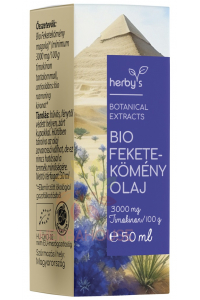 Herbys Bio Vysoko koncentrovaný olej z čiernej rasce (50ml) Obrázok pre Herbys Bio Vysoko koncentrovaný olej z čiernej rasce (50ml)