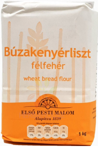 Első Pesti Malom Pšeničná múka chlebová polosvetlá (1000g) Obrázok pre Első Pesti Malom Pšeničná múka chlebová polosvetlá (1000g)