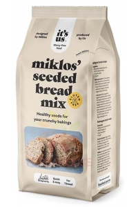 Naturbit It´s us Miklos Bezlepková múčna zmes na prípravu viaczrnného chleba (500g) Obrázok pre Naturbit It´s us Miklos Bezlepková múčna zmes na prípravu viaczrnného chleba (500g)