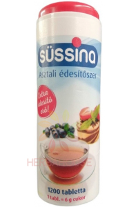 Süssina Stolové sladidlo s dávkovačom (1200ks) Obrázok pre Süssina Stolové sladidlo s dávkovačom (1200ks)