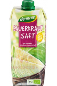 Dennree Bio Šťava z kyslej kapusty (500ml) Obrázok pre Dennree Bio Šťava z kyslej kapusty (500ml)