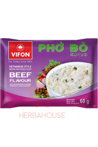 Vifon Pho Bo Instantná hovädzia polievka s ryžovými rezancami (60g) Obrázok pre Vifon Pho Bo Instantná hovädzia polievka s ryžovými rezancami (60g)