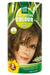 Hennaplus Prírodná farba na vlasy 6 - tmavá blond (100ml) Obrázok pre Hennaplus Prírodná farba na vlasy 6 - tmavá blond (100ml)